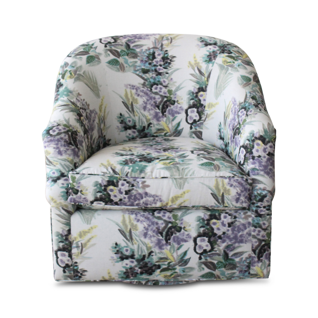 Lavender best sale swivel chair