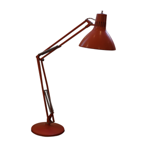 Vintage Orange Task Lamp, 1960s (NYC)