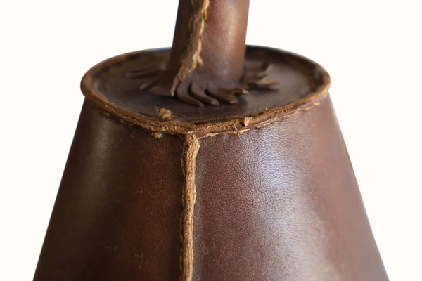 Leather Table Lamps by Valenti