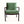 Walnut Armchair in Green Velvet