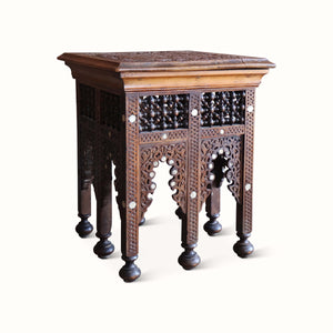 Moroccan Inlaid Side Table