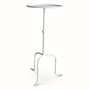 White Gesso Gueridon Table