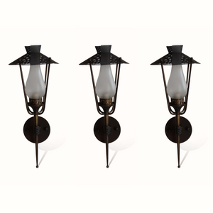 Brass Sconces by Maison Lunel