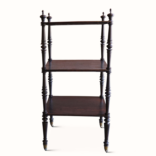 Rosewood Etagere Tiered Side Table (NYC)