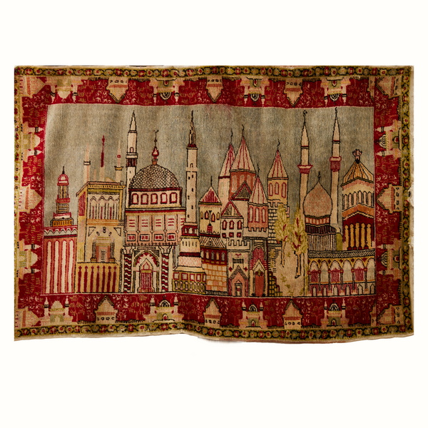 Turkish Pictorial Wool Tapestry