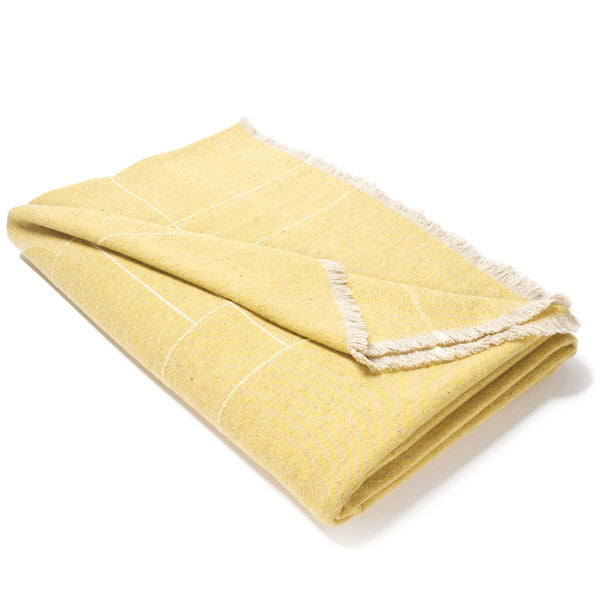 Avenida in Citron Bedcover & Throw