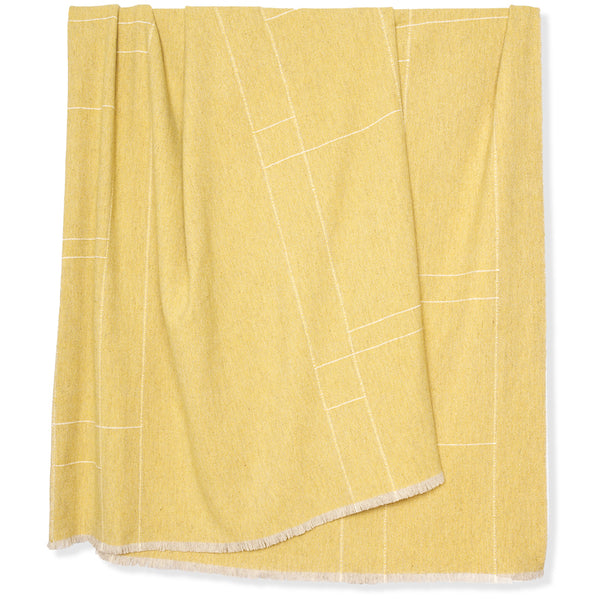 Avenida in Citron Bedcover & Throw