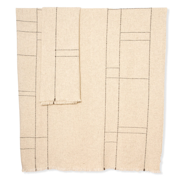 Avenida in Sand Bedcover & Throw